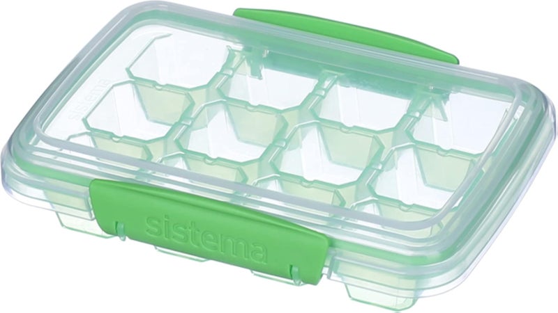 صينية مكعبات ثلج سيستيما أكسنتس - متوسطة الحجم، خضراء